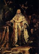 Adrian Ludwig Richter last Medici Grand Duke of Tuscany oil